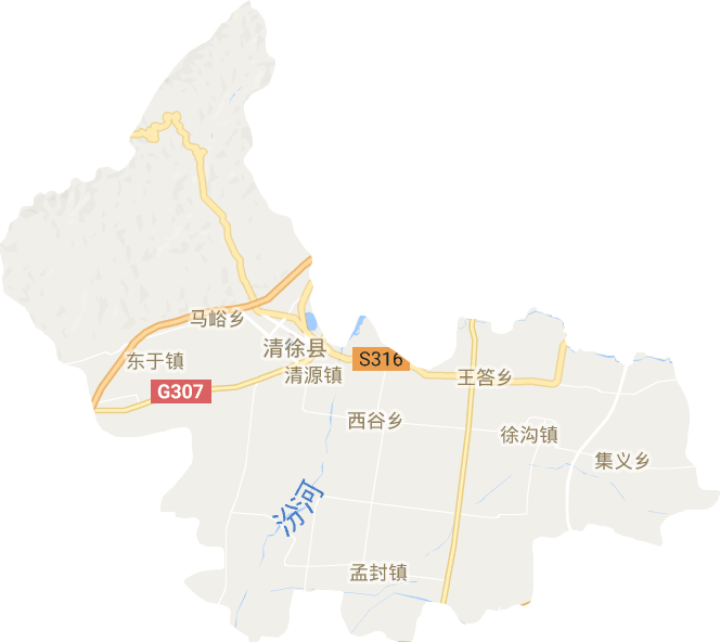 清徐县电子地图