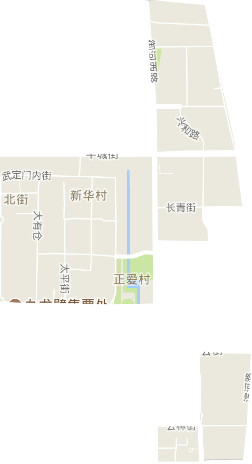 北街街道电子地图