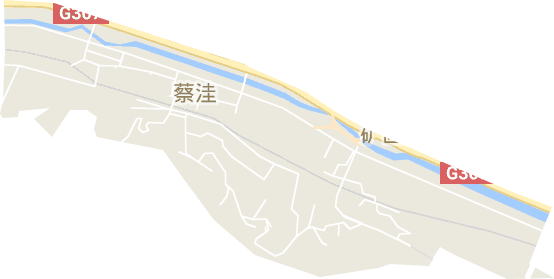 蔡洼街道电子地图