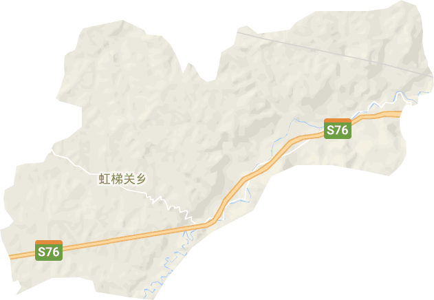 虹梯关乡电子地图