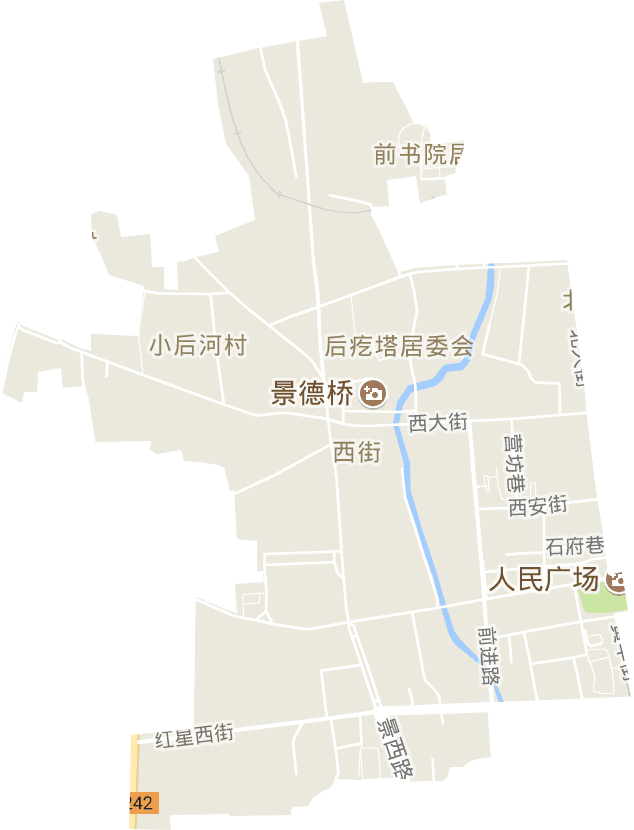 西街街道电子地图