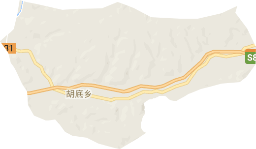 胡底乡电子地图