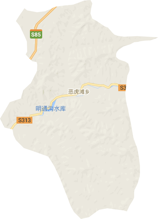 恶虎滩乡电子地图