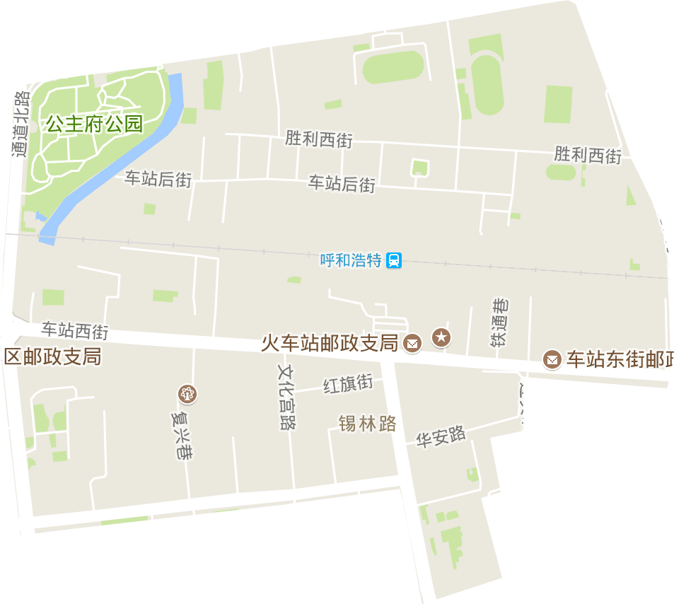 锡林路街道电子地图