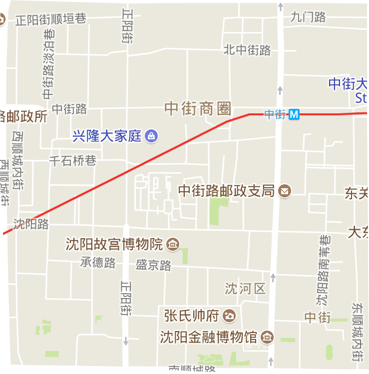 皇城街道电子地图