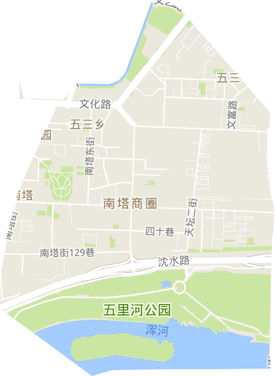 南塔街道电子地图