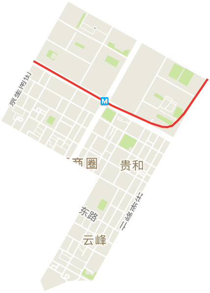 贵和街道电子地图