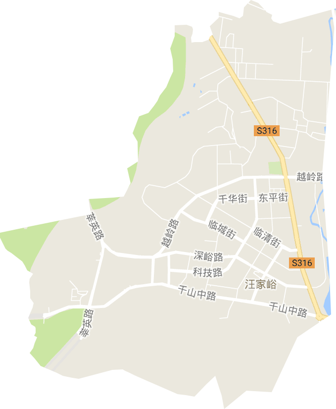 汪峪街道电子地图