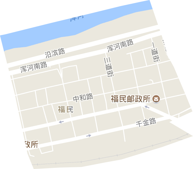 福民街道高清电子地图,福民街道高清谷歌电子地图