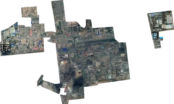汤河子街道卫星图
