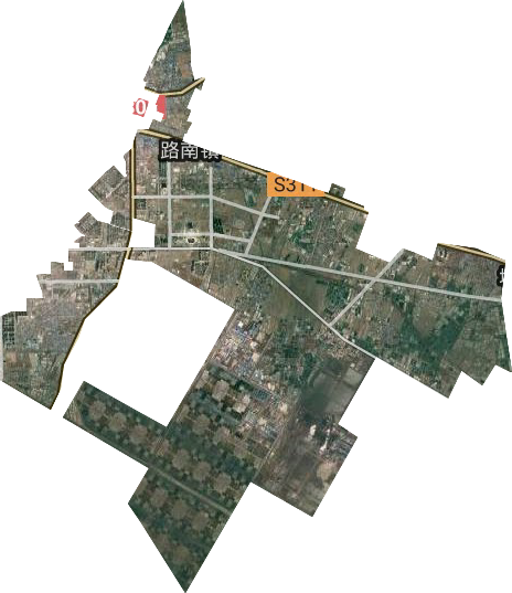 路南镇卫星图