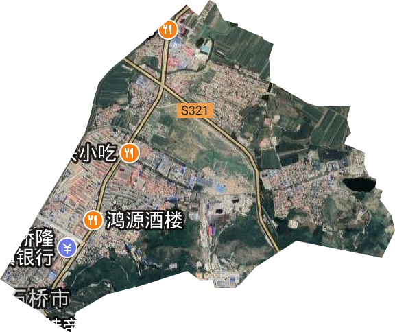 青花街道卫星图