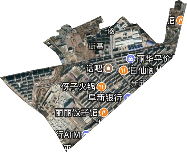 兴隆街道卫星图