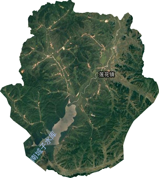莲花镇卫星图
