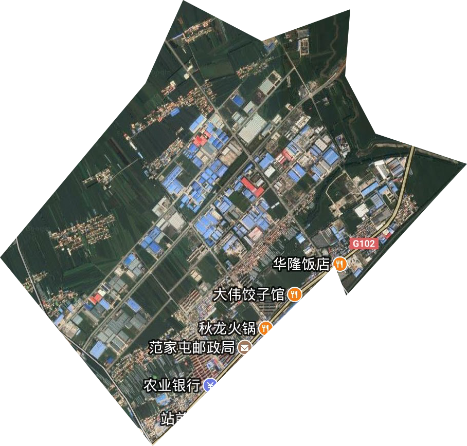 范家屯经济开发区卫星图
