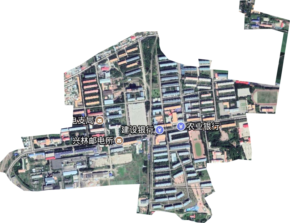 兴隆林业局卫星图