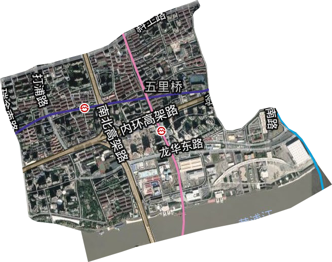 五里桥街道卫星图