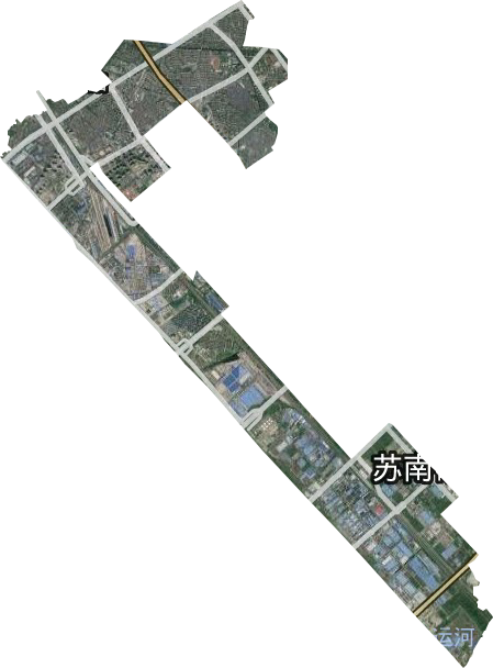旺庄街道卫星图