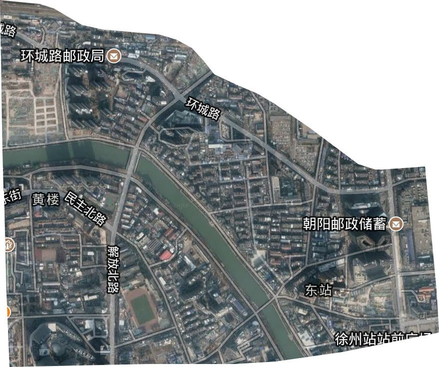 黄楼街道卫星图