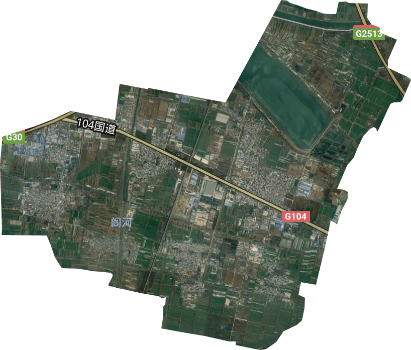潘塘街道卫星图