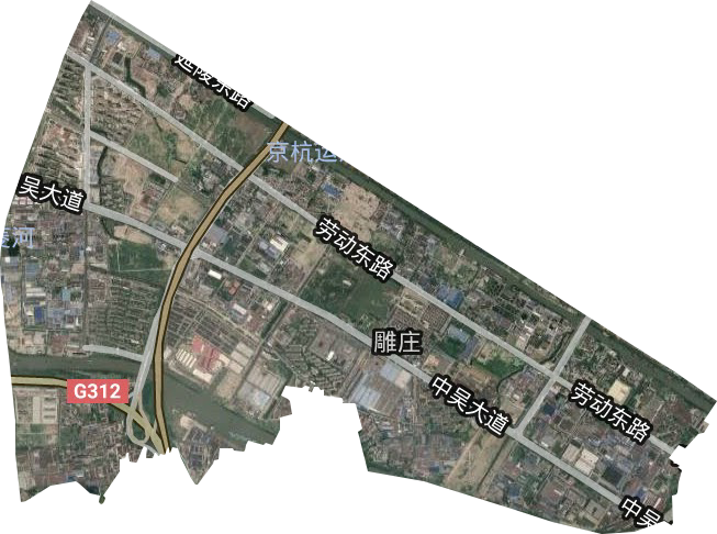 雕庄街道卫星图