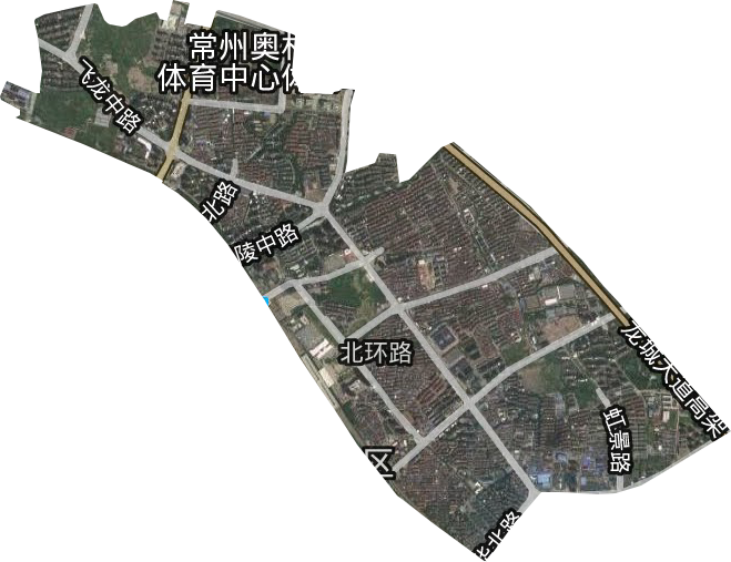 红梅街道卫星图