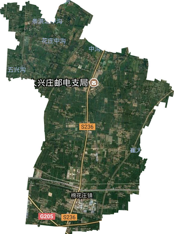 棉花庄镇卫星图