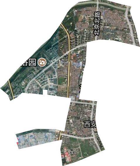 柳树湾街道卫星图