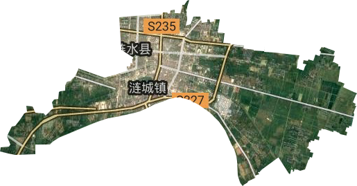涟城镇卫星图