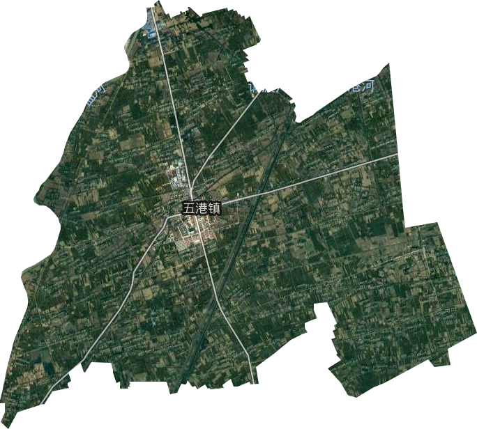 五港镇卫星图