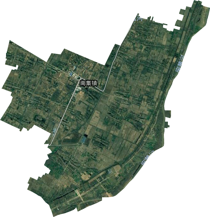 南集镇卫星图