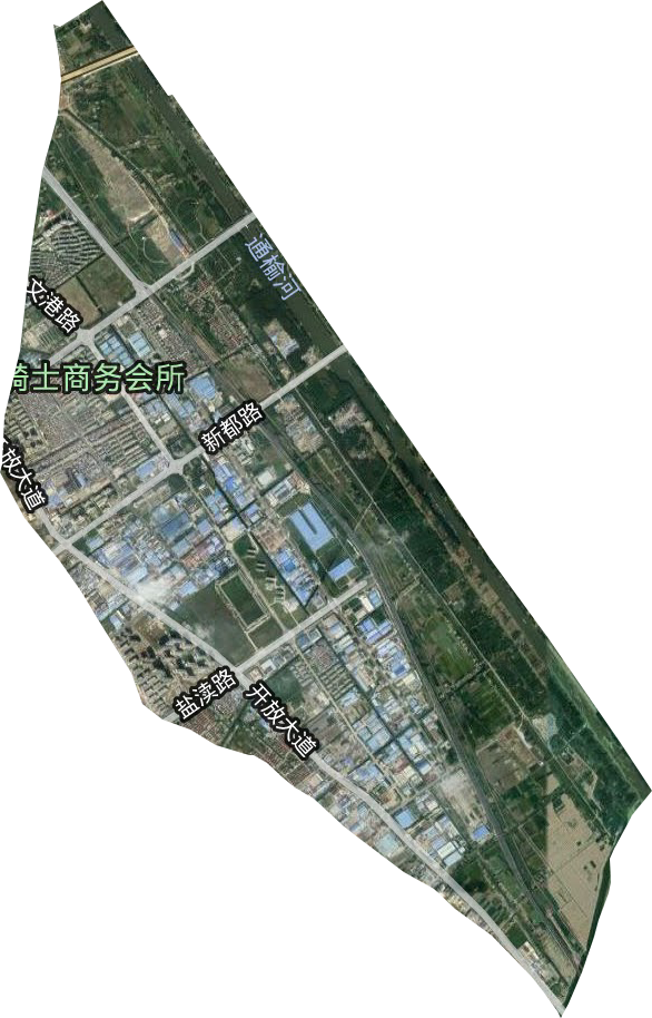 新河街道（城南新区）卫星图