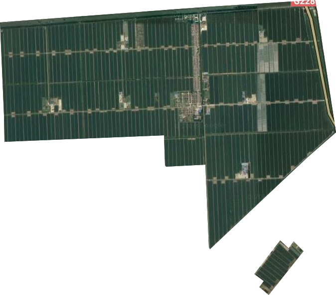 东坝头农场卫星图