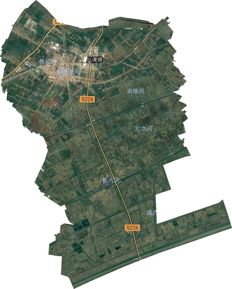八滩镇卫星图