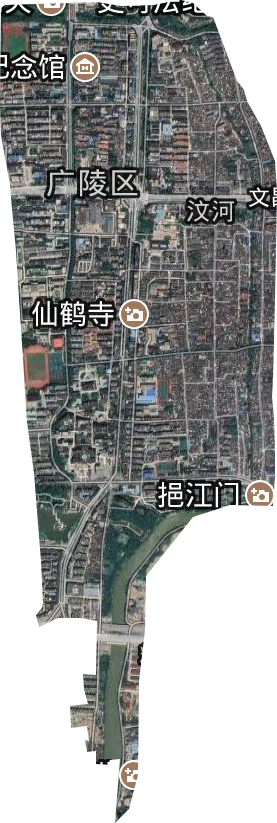 汶河街道卫星图
