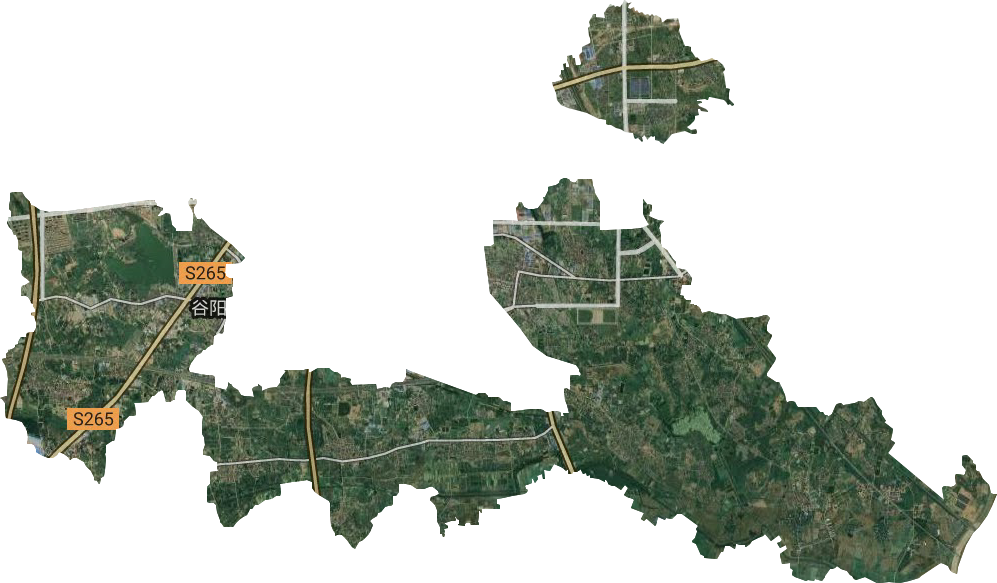 谷阳镇卫星图