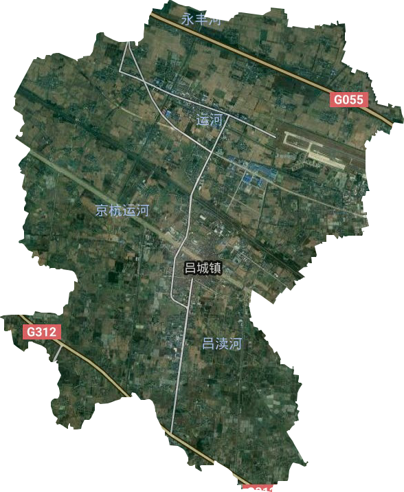 吕城镇卫星图