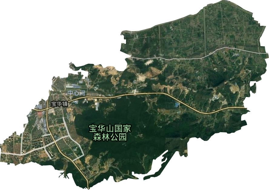宝华镇卫星图
