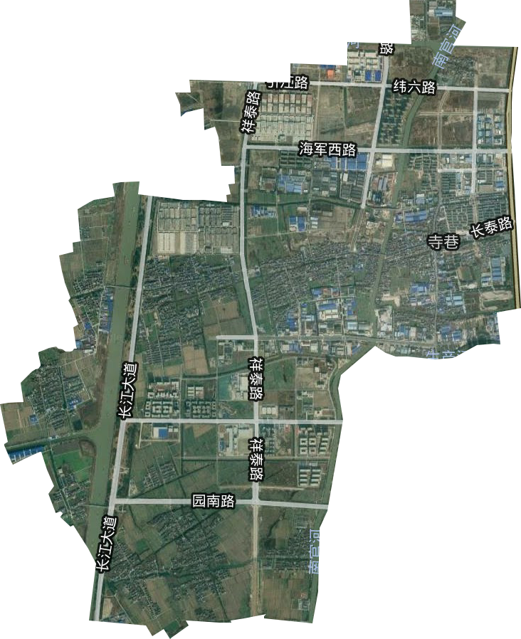 寺巷街道卫星图