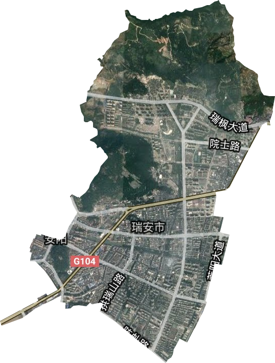 安阳街道卫星图