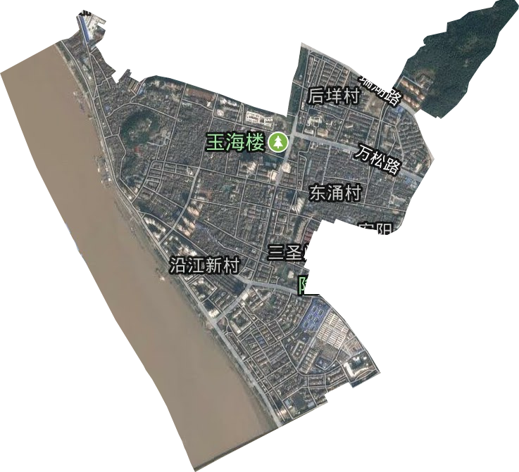 玉海街道卫星图