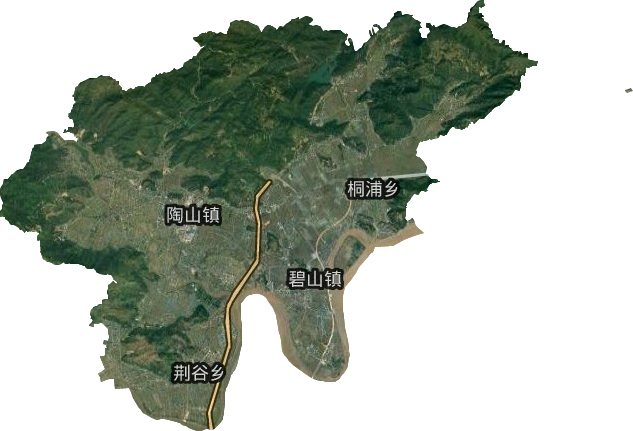 陶山镇卫星图