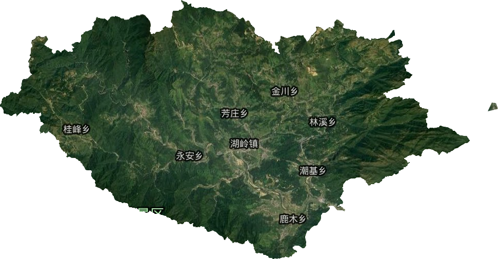 湖岭镇卫星图