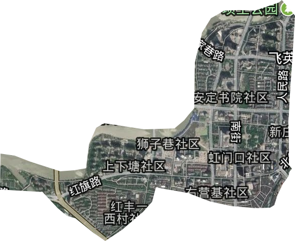 爱山街道卫星图