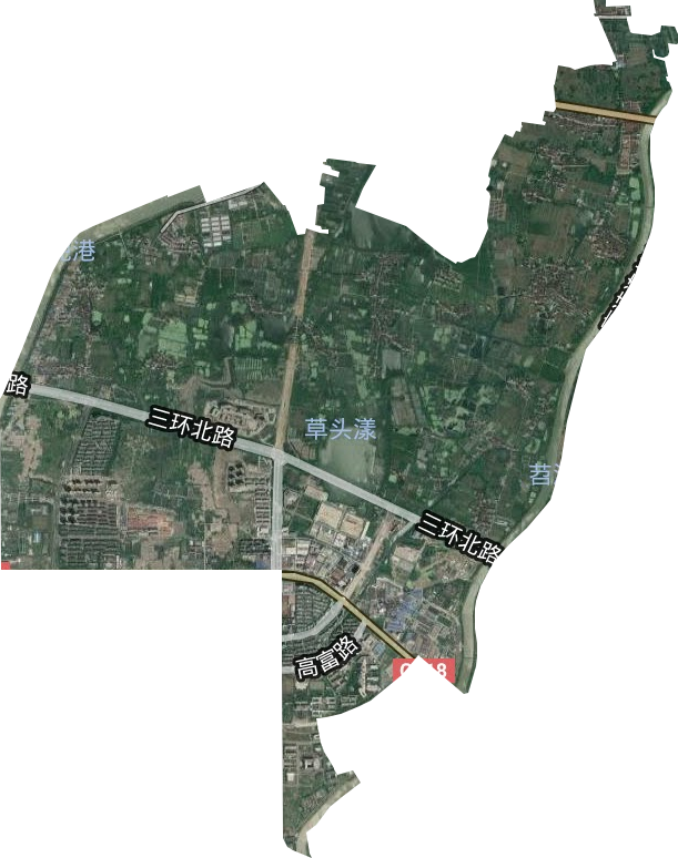 环渚街道卫星图