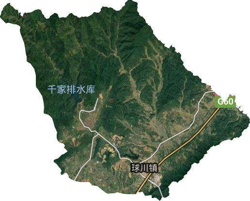 球川镇卫星图