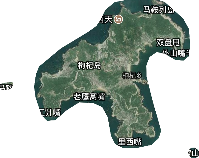 枸杞乡卫星图