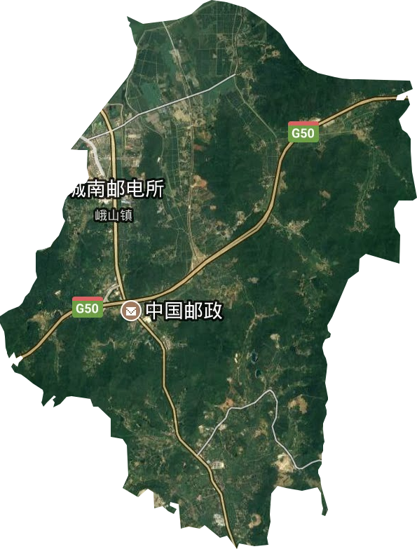 峨山镇卫星图