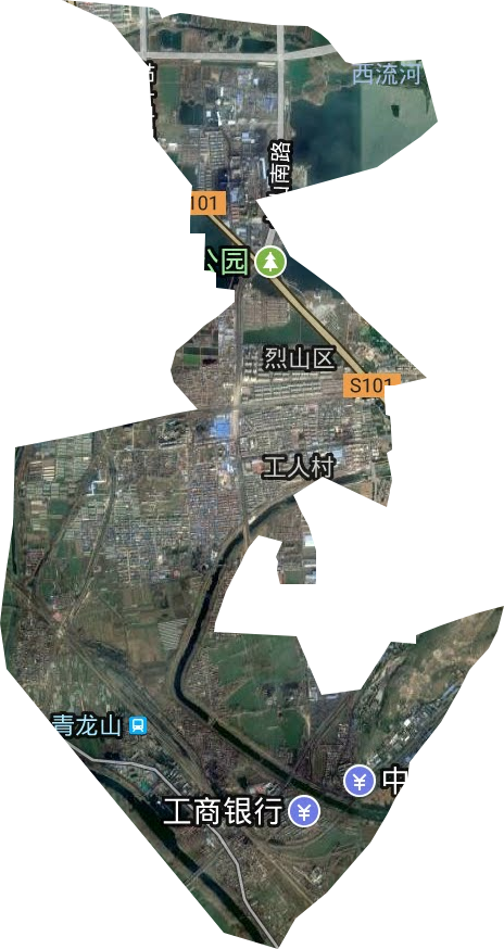 杨庄街道卫星图
