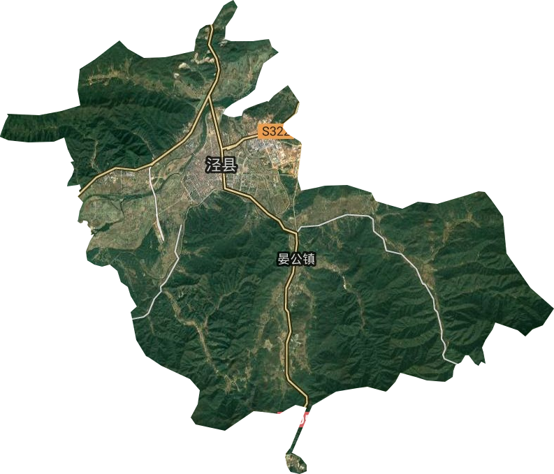 泾川镇卫星图